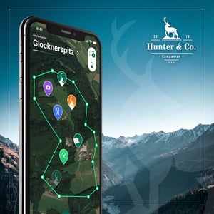 Ein Handy mit der Subaru Jagt App
